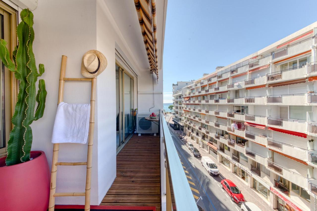 Luxury Maubourg - Vue Mer - Croisette 50M Plage - Clim - Terrasse Κάννες Εξωτερικό φωτογραφία