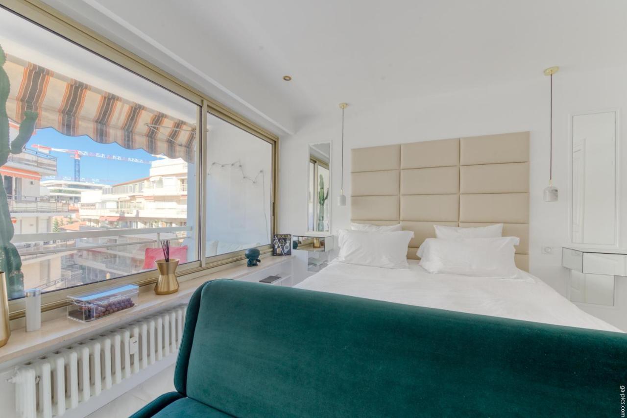 Luxury Maubourg - Vue Mer - Croisette 50M Plage - Clim - Terrasse Κάννες Εξωτερικό φωτογραφία